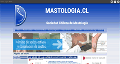 Desktop Screenshot of mastologia.cl